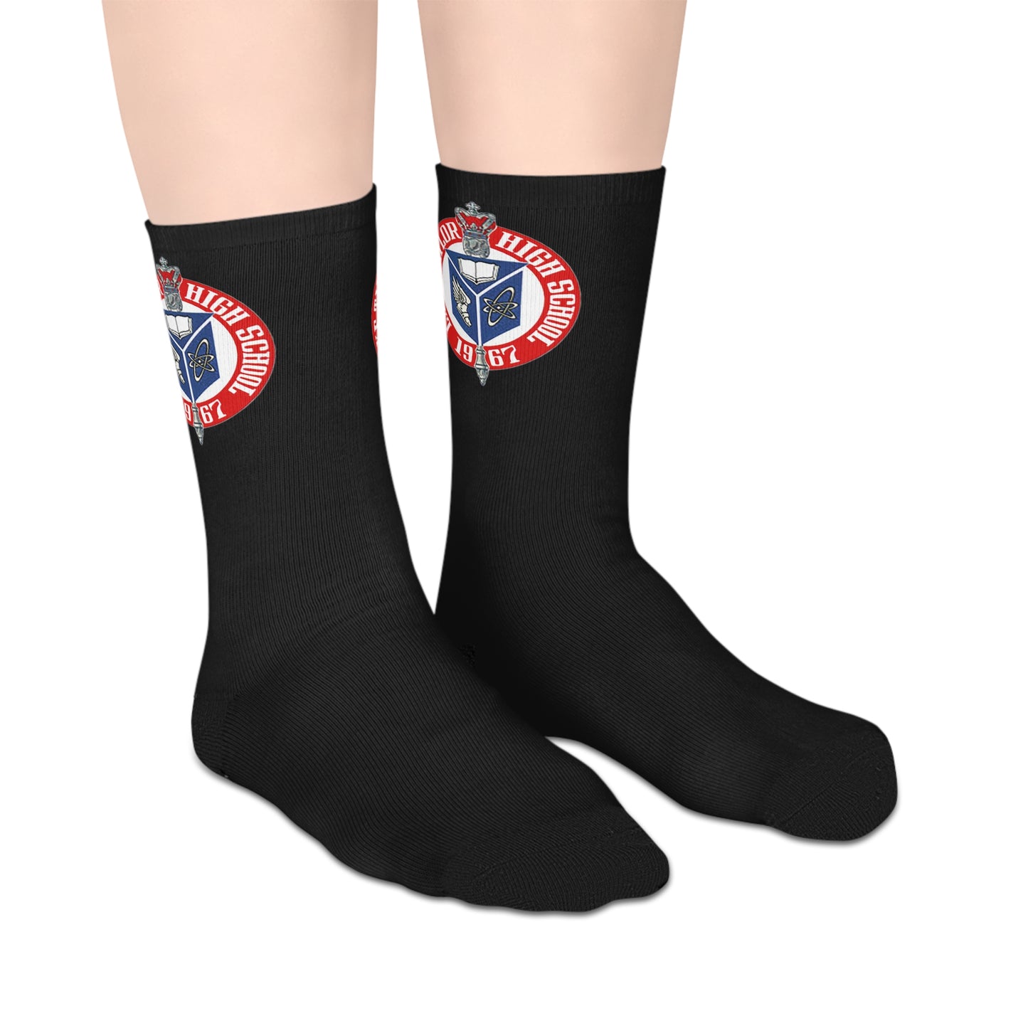 Lake Taylor High School Logo Crew Socks