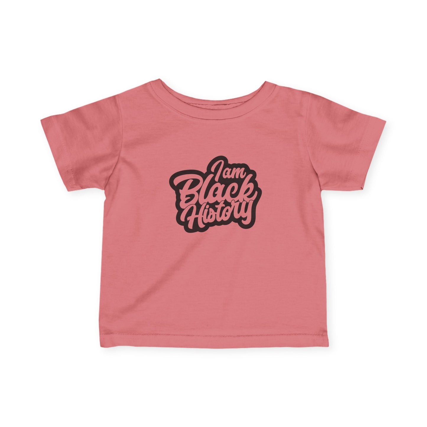 Infant Tee — "I Am Black History" Baby Shirt, Empowering Black Heritage Celebration