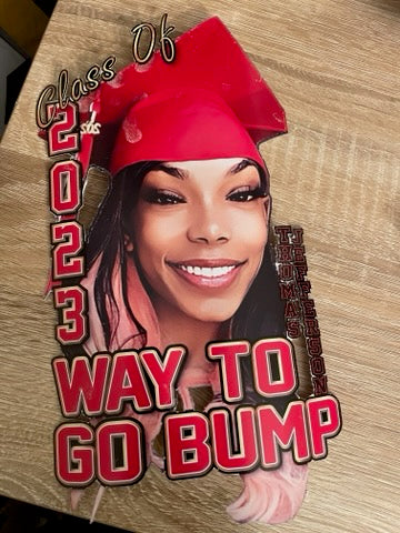 Graduation Big Face Fan