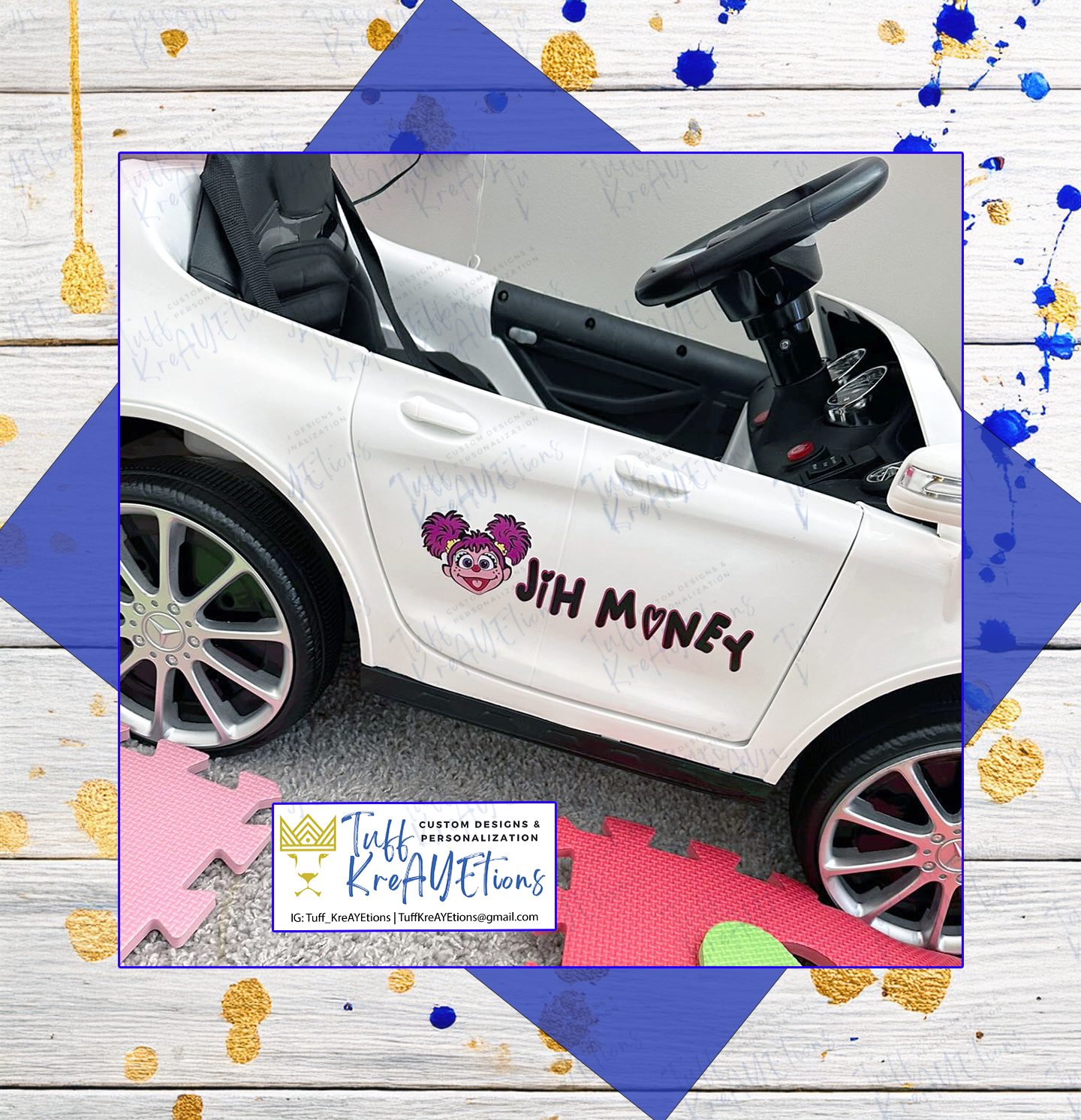Child's Electric Car, ATV, 4Wheeler, Motorbike Decals