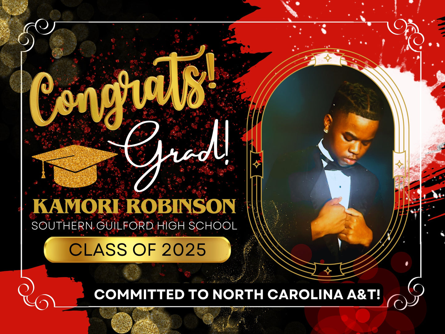 Graduation Yard Sign