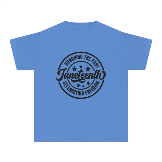 Juneteenth Youth Tee — "Honoring the Past, Celebrating Freedom" Kids T‑Shirt