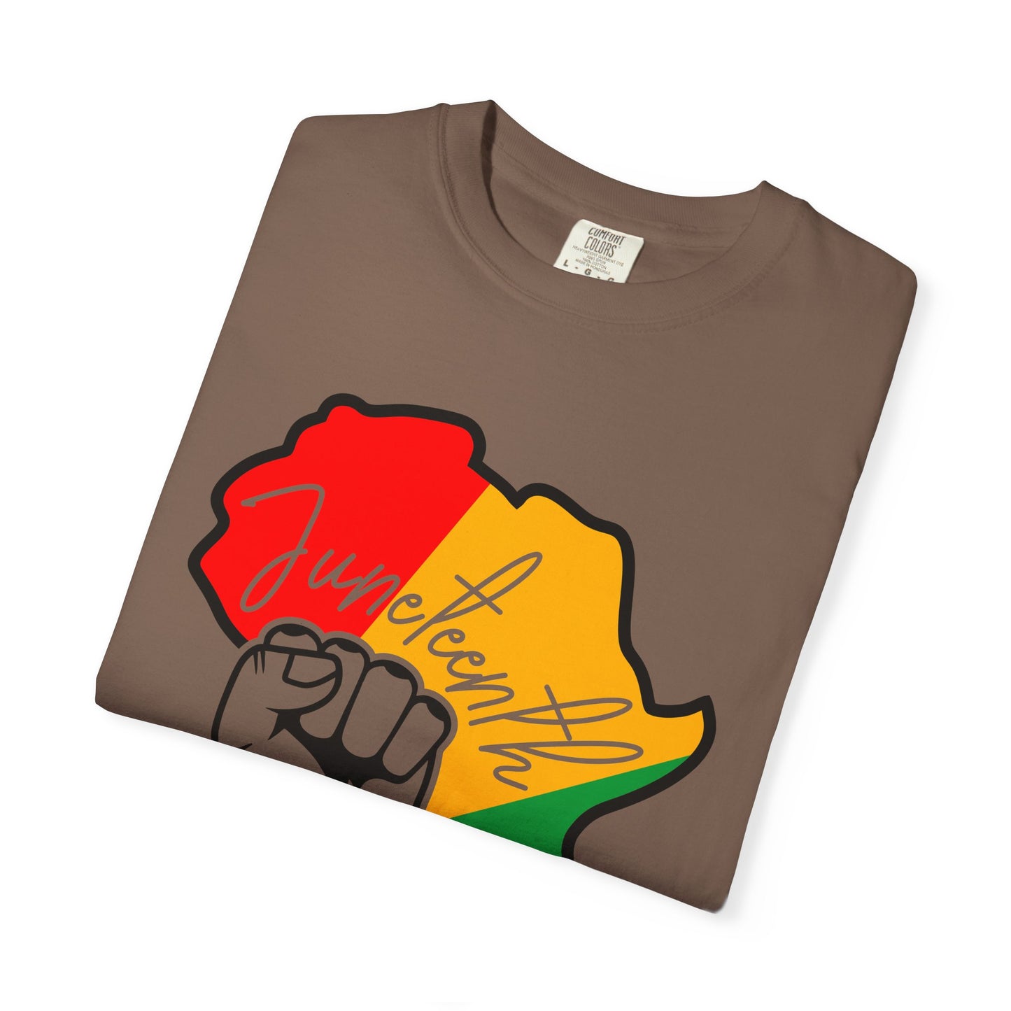 Juneteenth Africa Fist T-Shirt — Juneteenth 1865 Celebration Tee