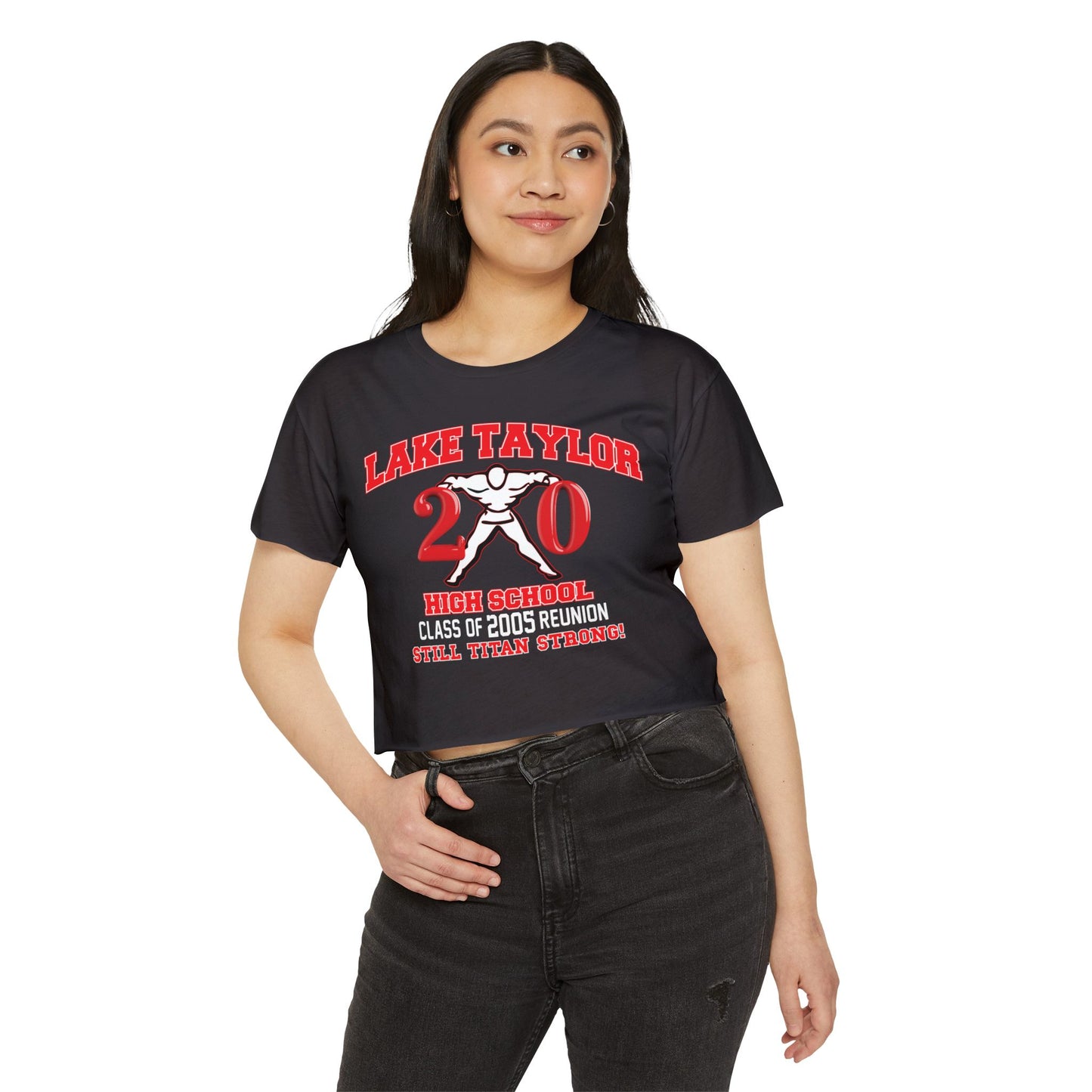 Women's Lake Taylor Class of 2005 Reunion Retro Festival Crop Top