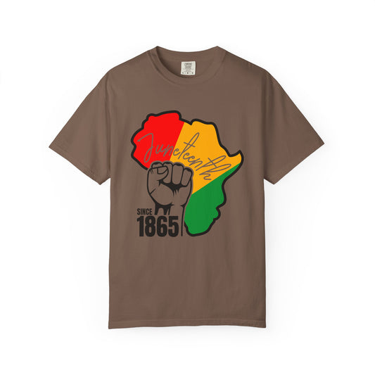 Juneteenth Africa Fist T-Shirt — Juneteenth 1865 Celebration Tee