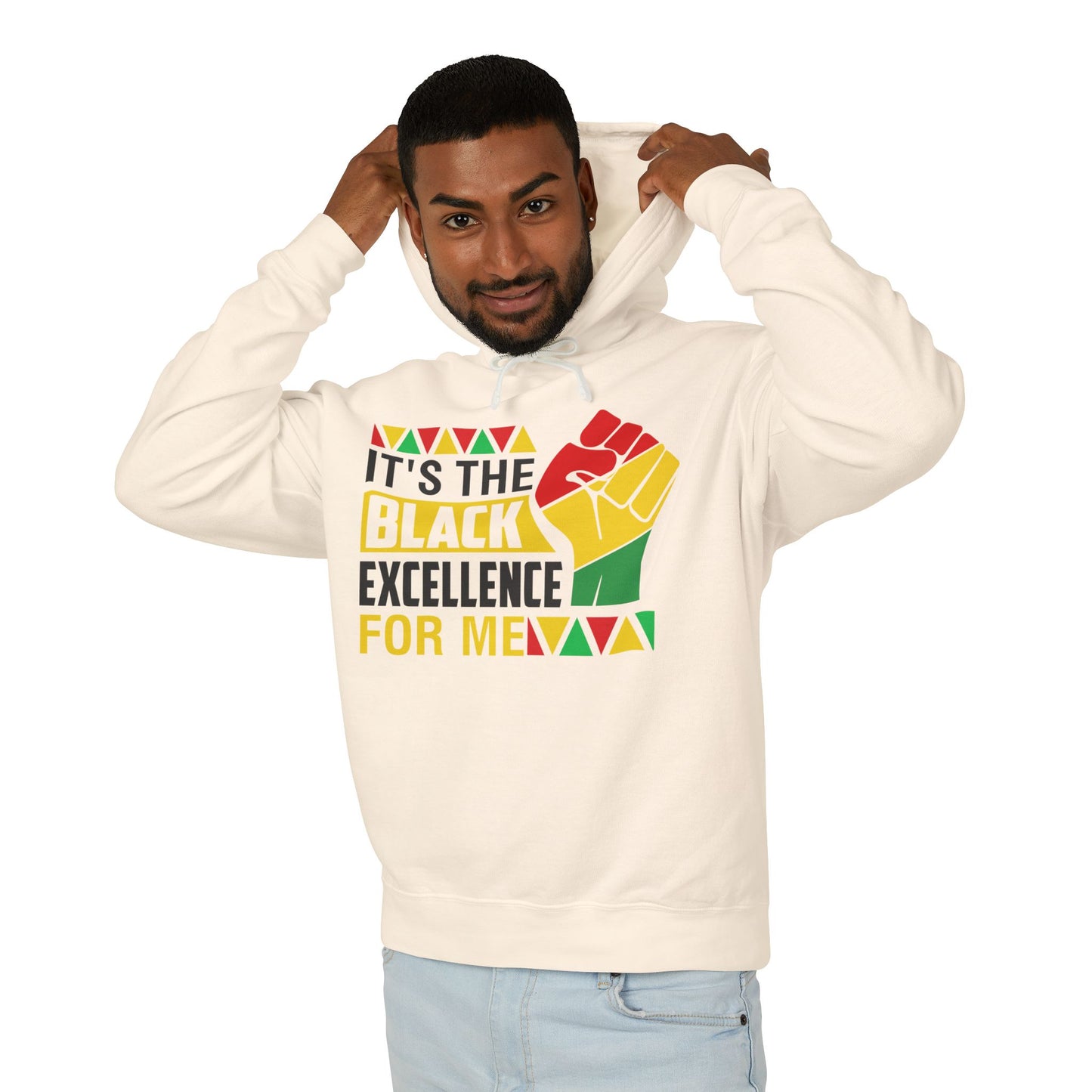 It's the Black Excellence for Me Hoodie — Black Power Raised Fist Sweatshirt