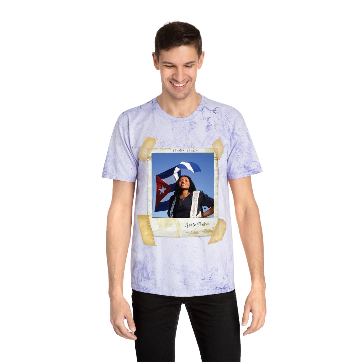Vintage Freedom Fighters Polaroid T-Shirt — Retro Photo Tee