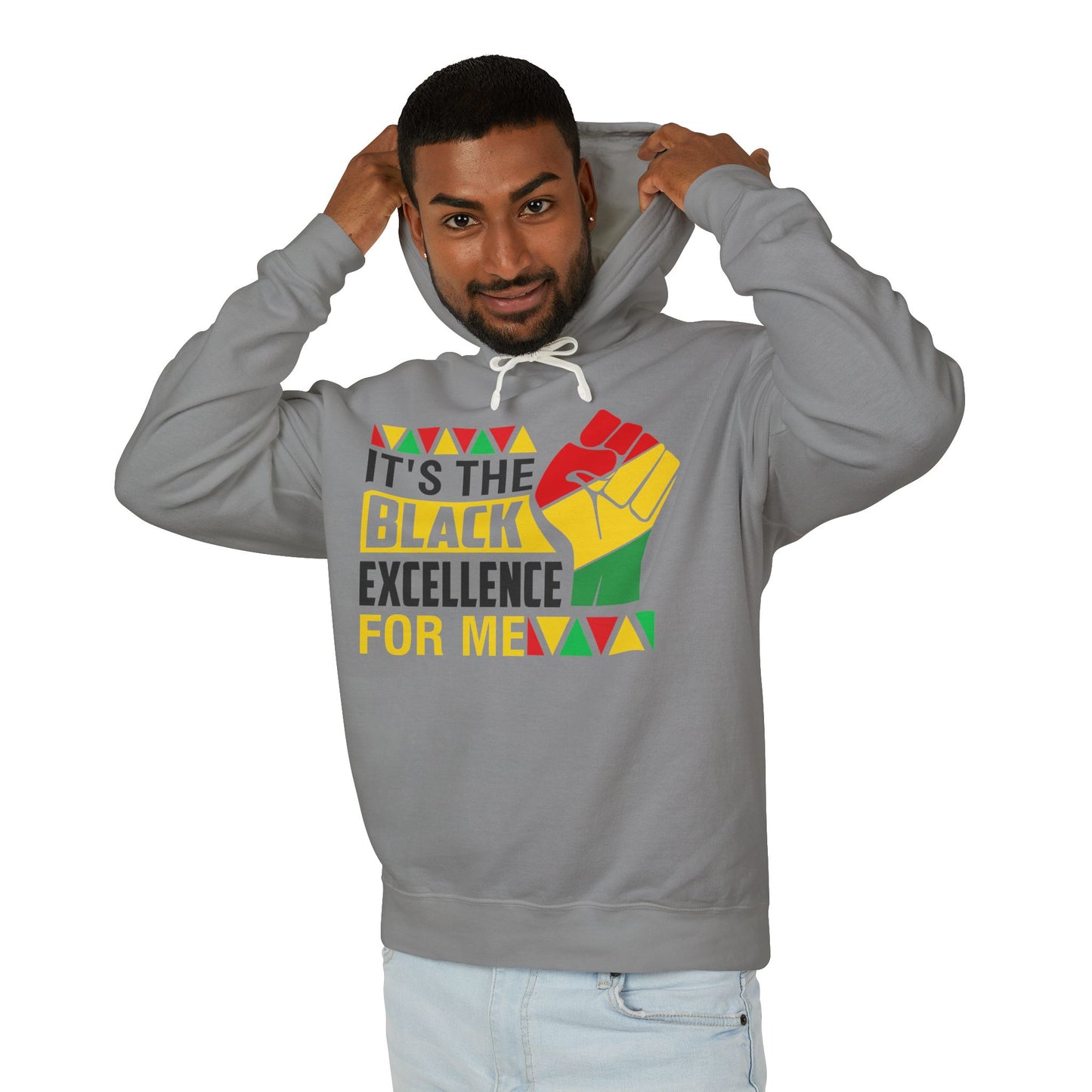 It's the Black Excellence for Me Hoodie — Black Power Raised Fist Sweatshirt