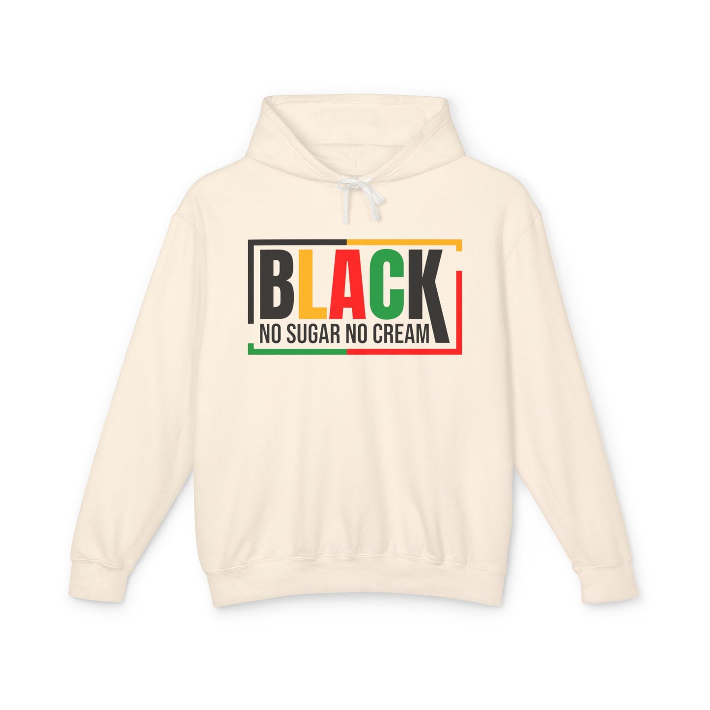 Black "No Sugar No Cream" Hoodie – Afrocentric Pride Pullover