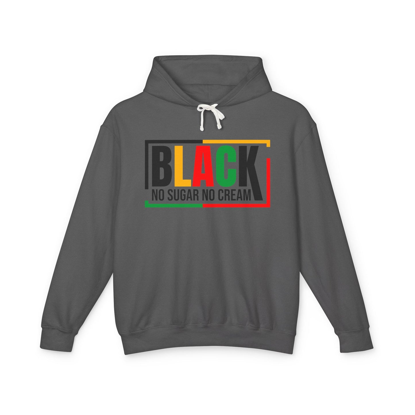 Black "No Sugar No Cream" Hoodie – Afrocentric Pride Pullover