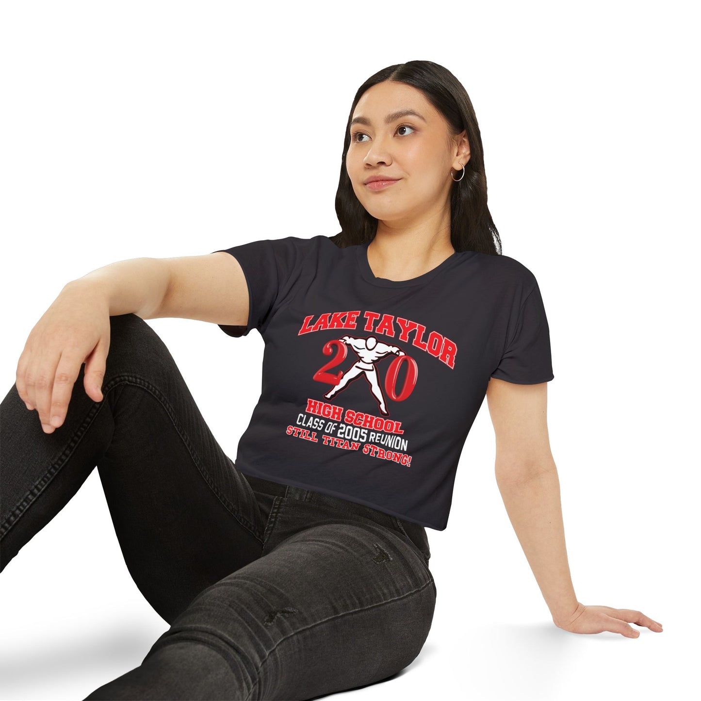 Women's Lake Taylor Class of 2005 Reunion Retro Festival Crop Top