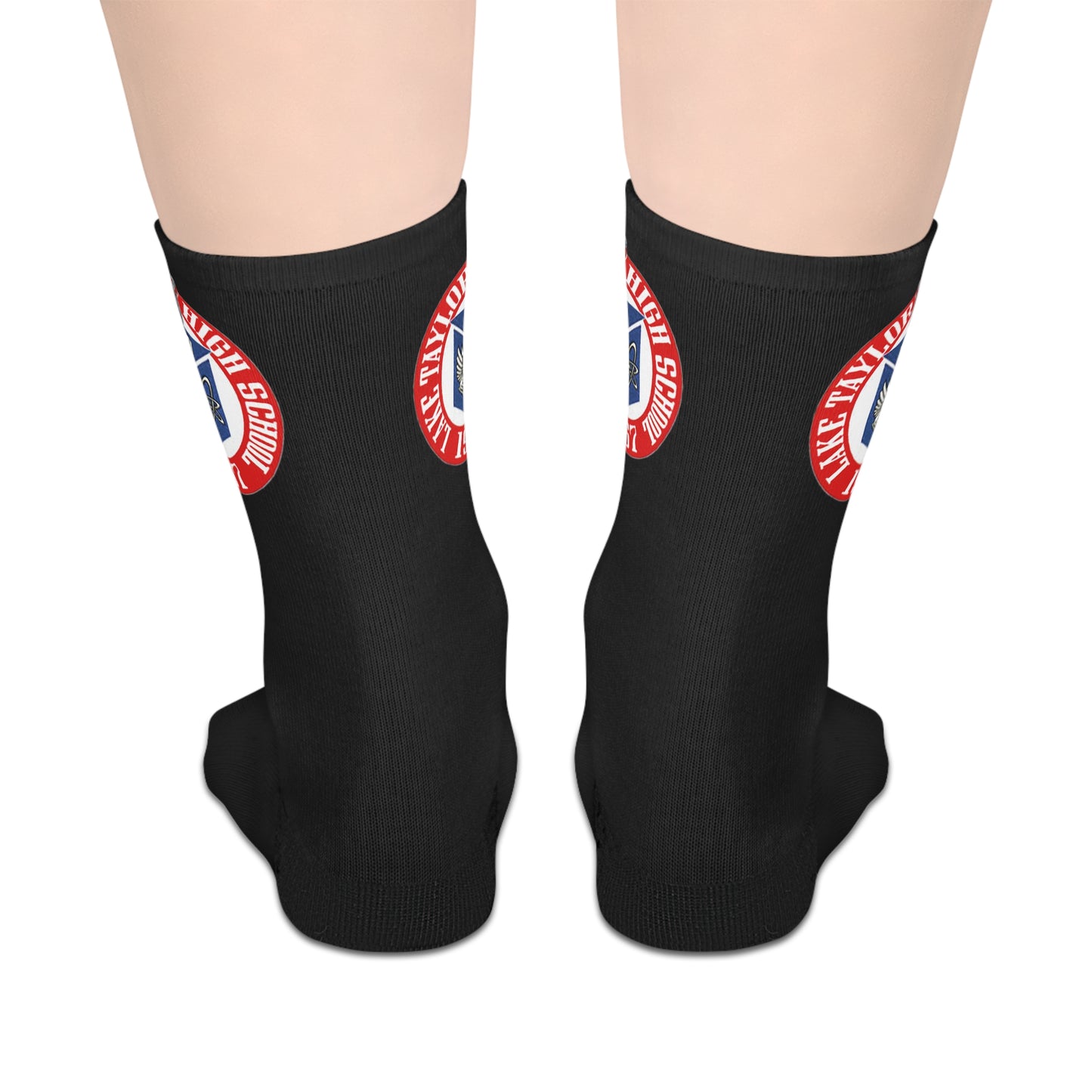 Lake Taylor High School Logo Crew Socks