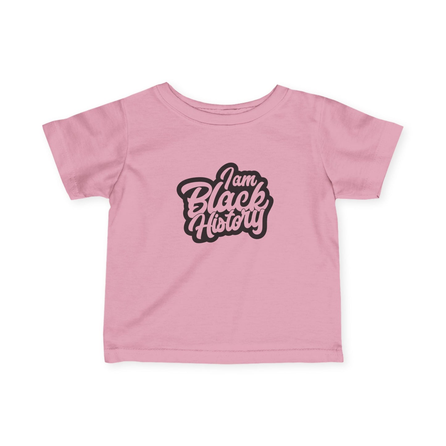 Infant Tee — "I Am Black History" Baby Shirt, Empowering Black Heritage Celebration