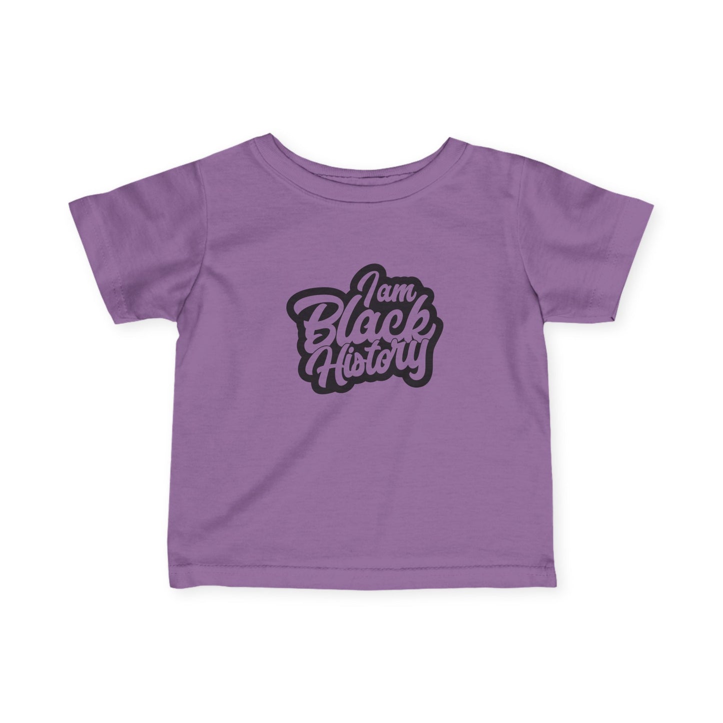 Infant Tee — "I Am Black History" Baby Shirt, Empowering Black Heritage Celebration