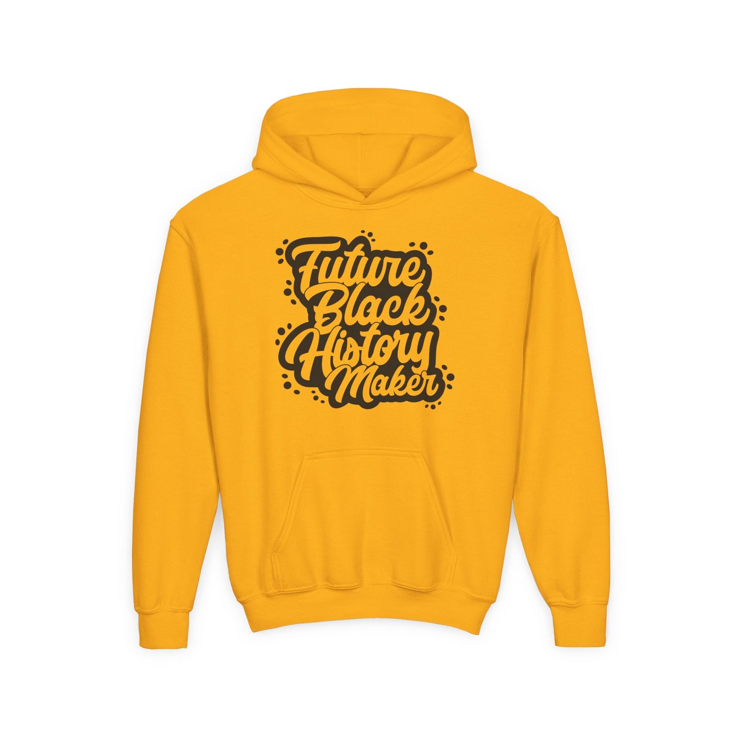 Youth Hoodie — "Future Black History Maker" Graphic Pullover