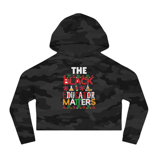 The Black Educator Matters Cropped Hoodie