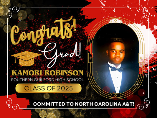 Graduation Yard Sign