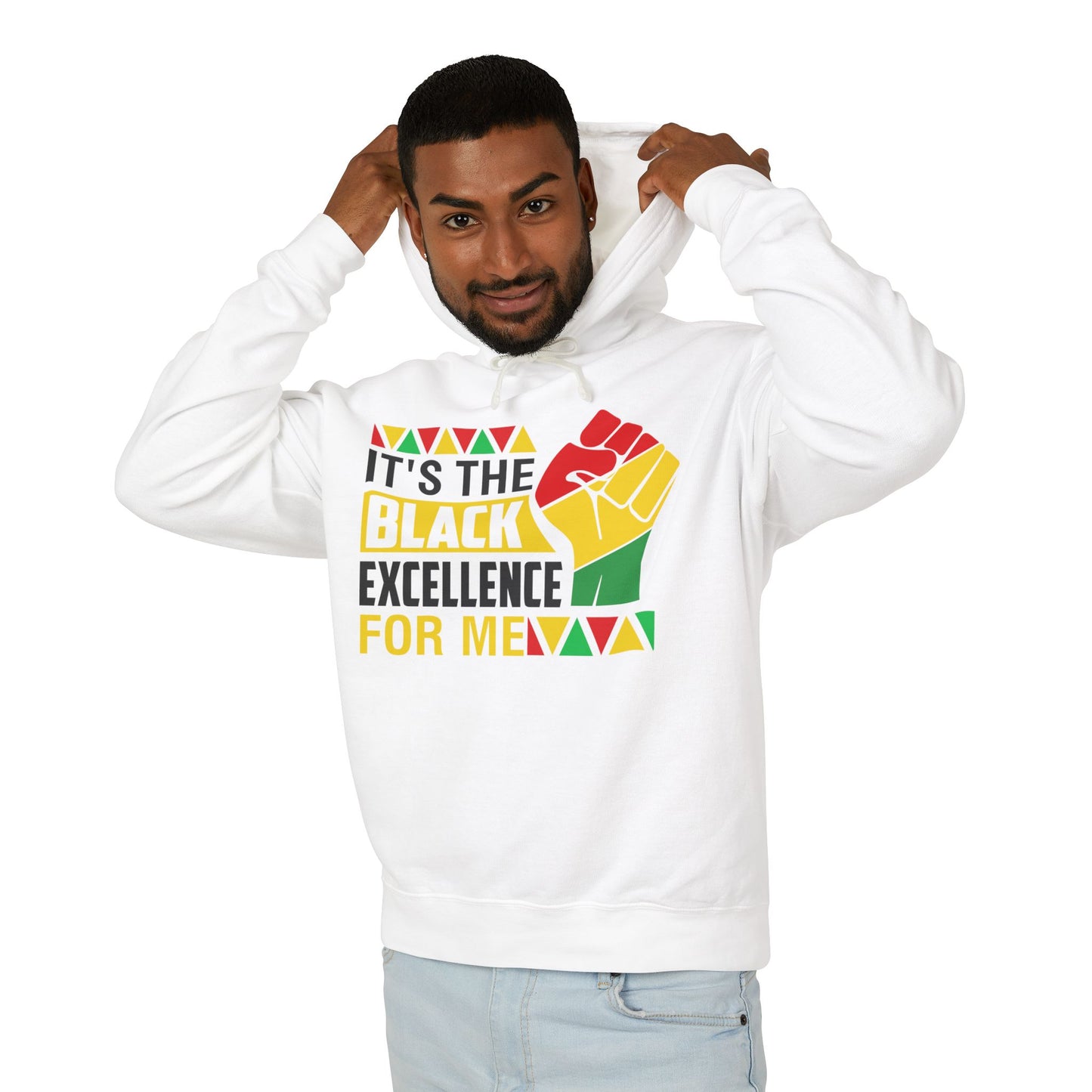 It's the Black Excellence for Me Hoodie — Black Power Raised Fist Sweatshirt