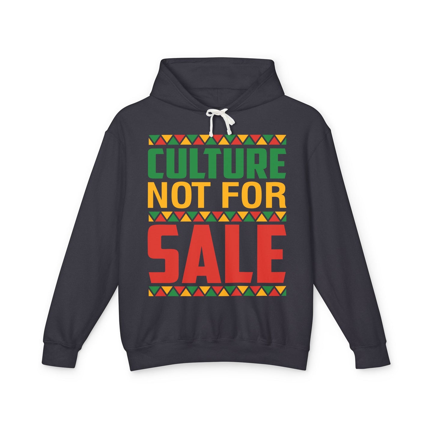 Hoodie — "Culture Not For Sale" Afrocentric Statement Hoodie