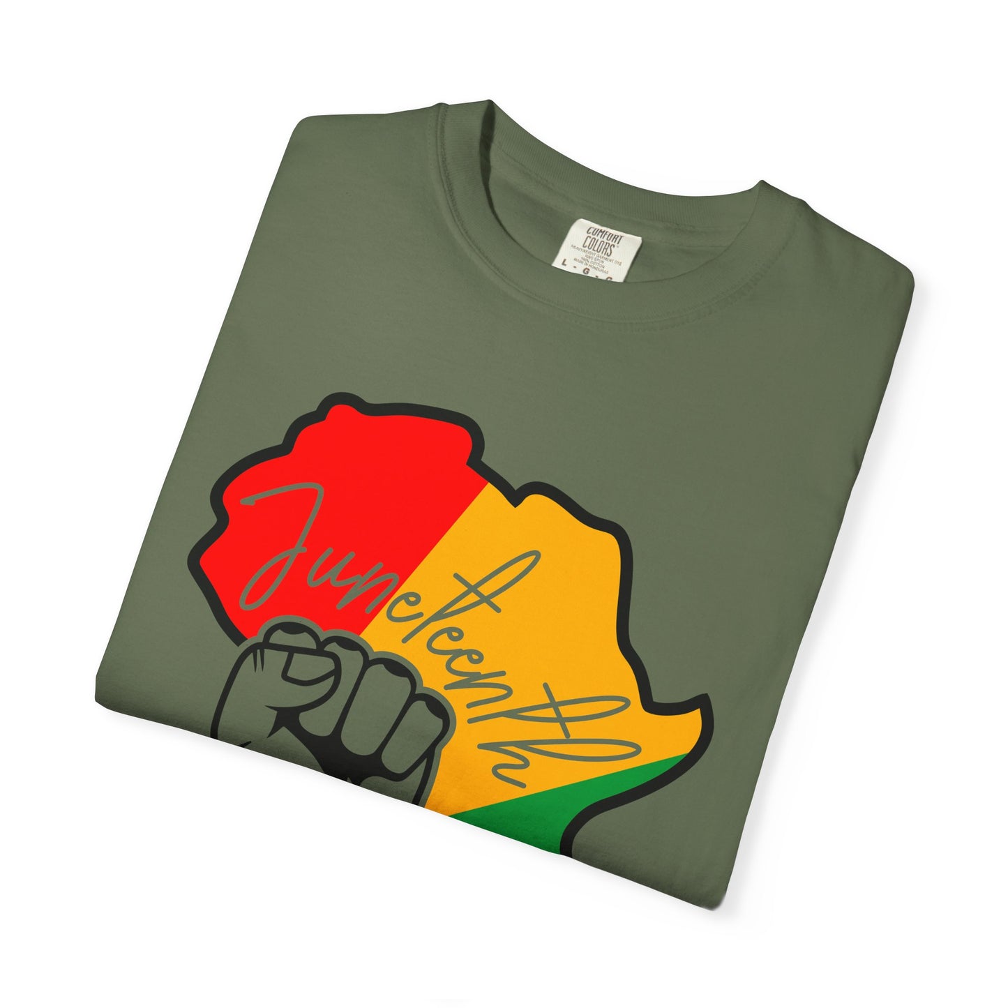 Juneteenth Africa Fist T-Shirt — Juneteenth 1865 Celebration Tee