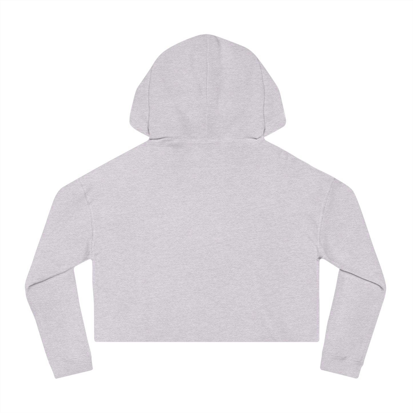 Cropped Hoodie — "Remember Your Roots" Silhouette Graphic
