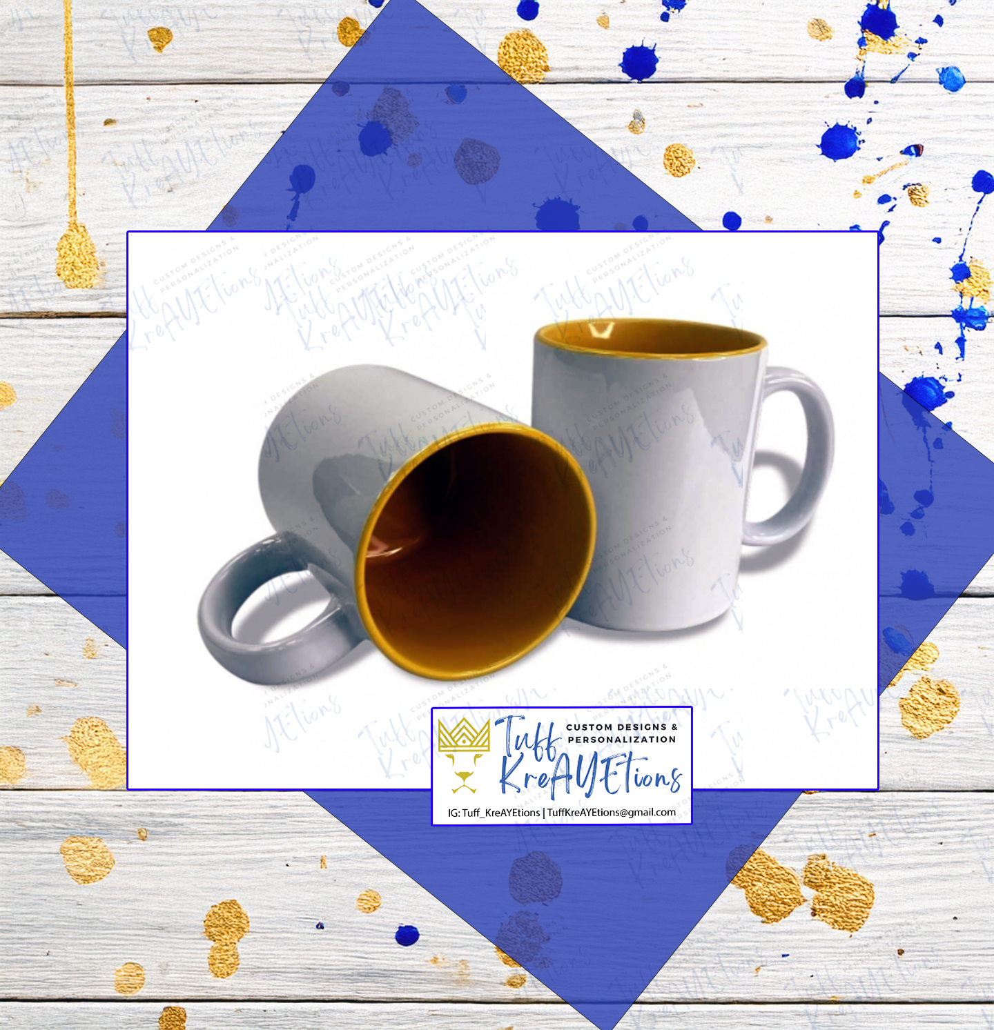 Custom Ceramic Two-Tone Mug