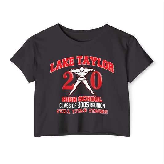 Women's Lake Taylor Class of 2005 Reunion Retro Festival Crop Top