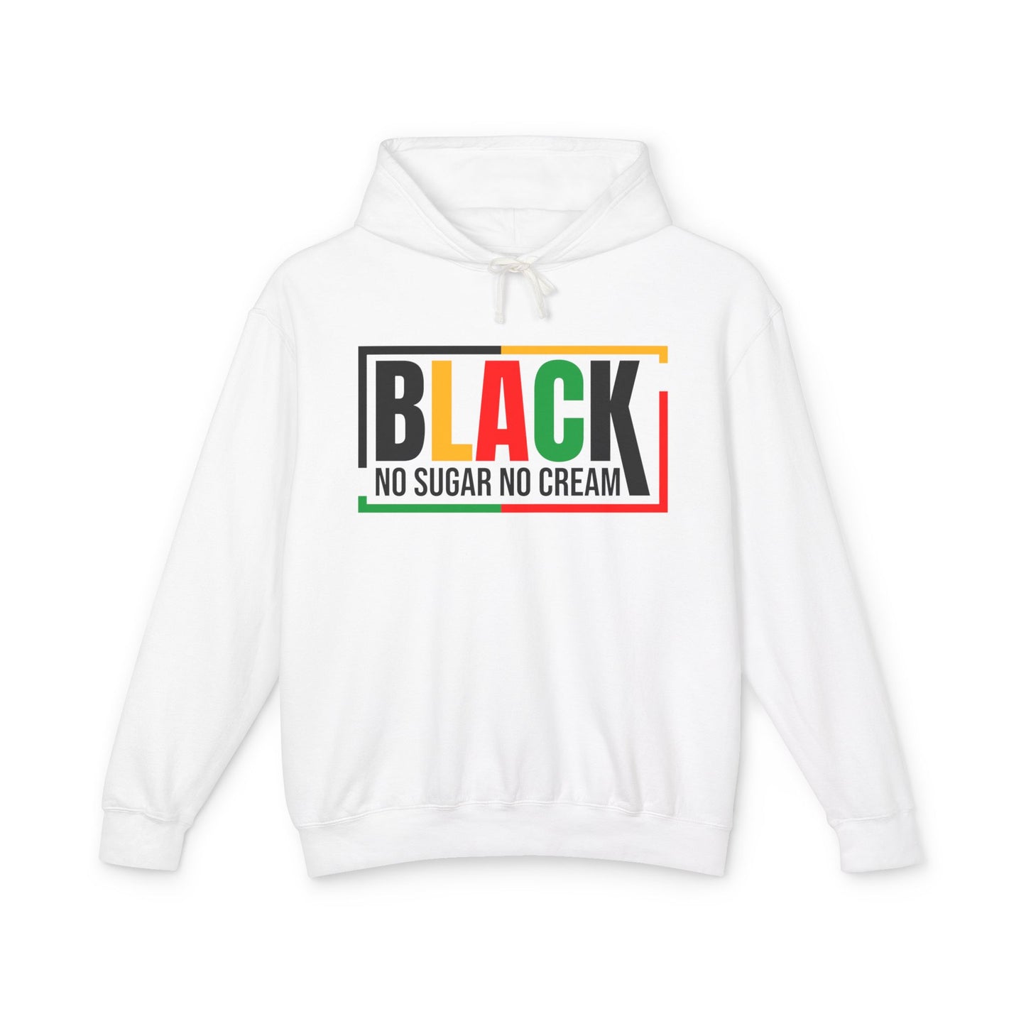 Black "No Sugar No Cream" Hoodie – Afrocentric Pride Pullover