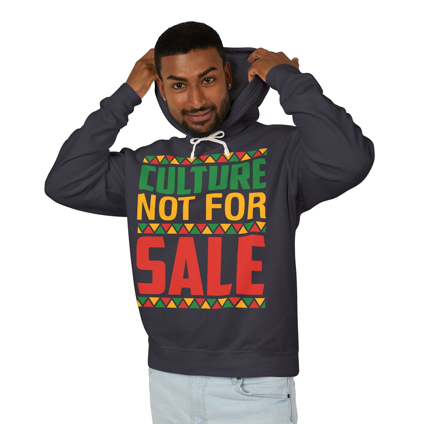 Hoodie — "Culture Not For Sale" Afrocentric Statement Hoodie
