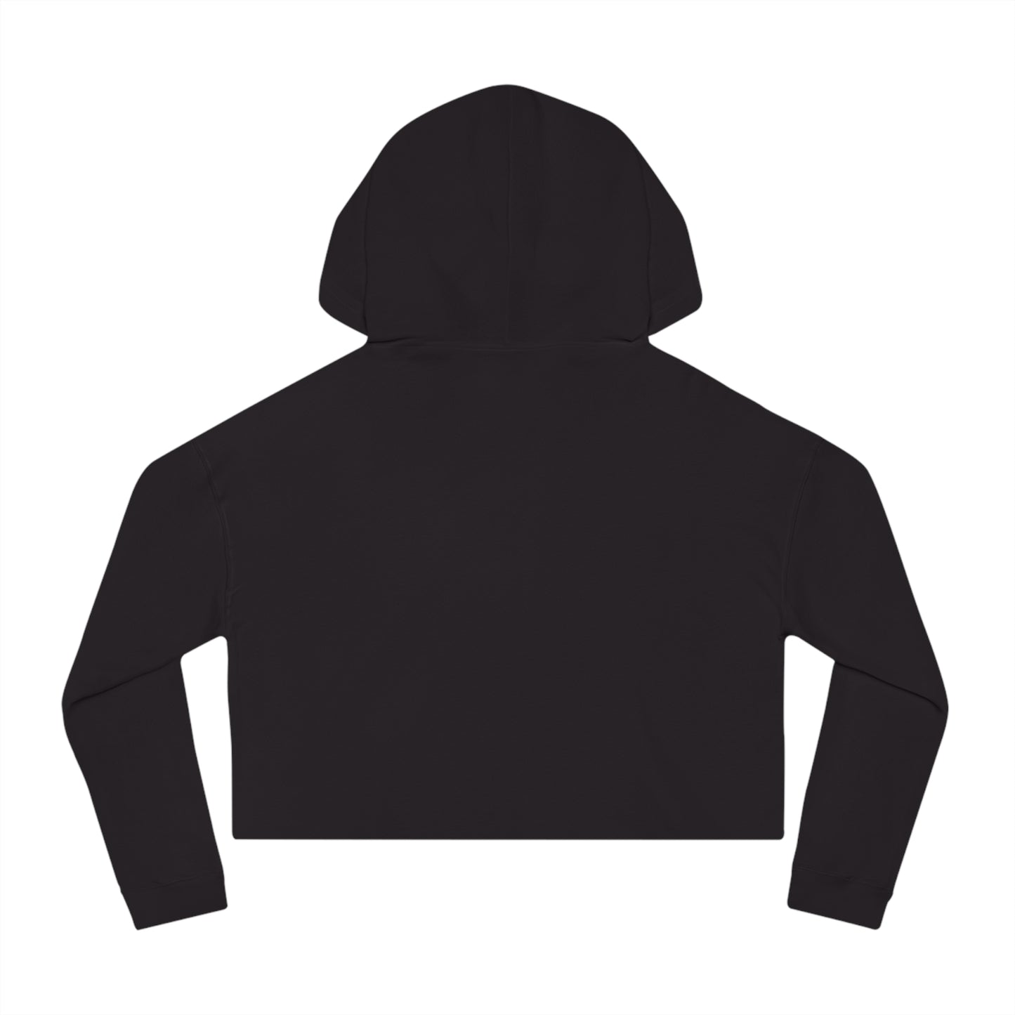 Unapologetically BLACK Cropped Hoodie — Women’s Cropped Hooded Sweatshirt