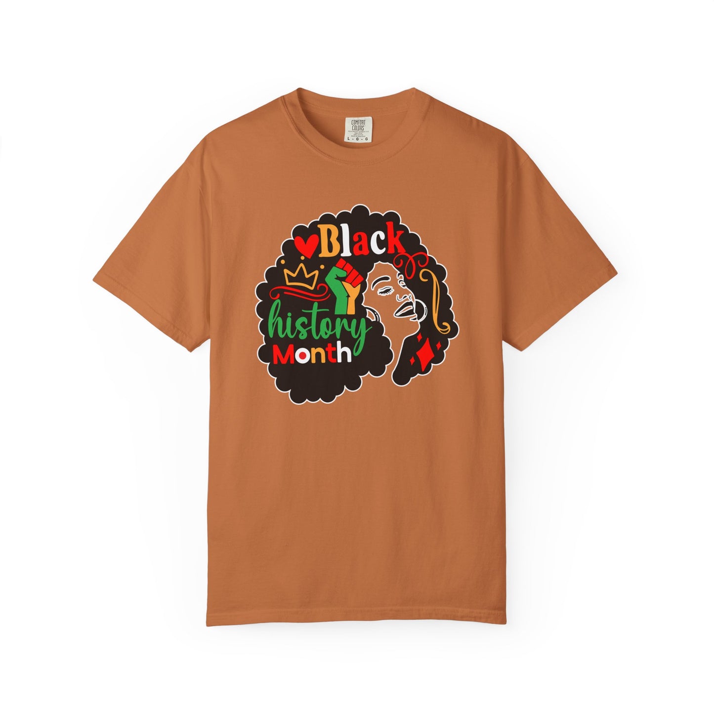 Black History Month Afro Graphic T-Shirt