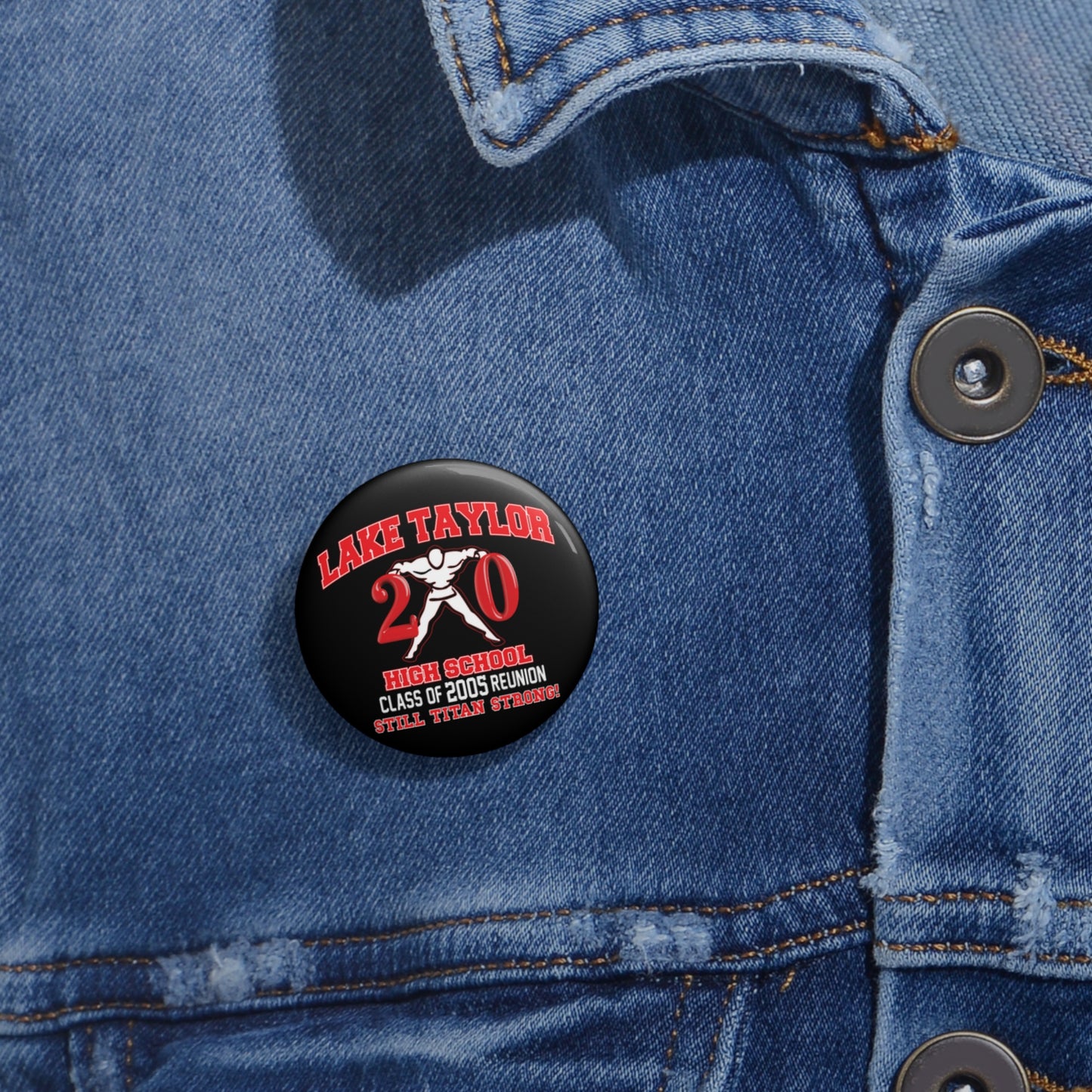 Lake Taylor 20th Class Reunion Button
