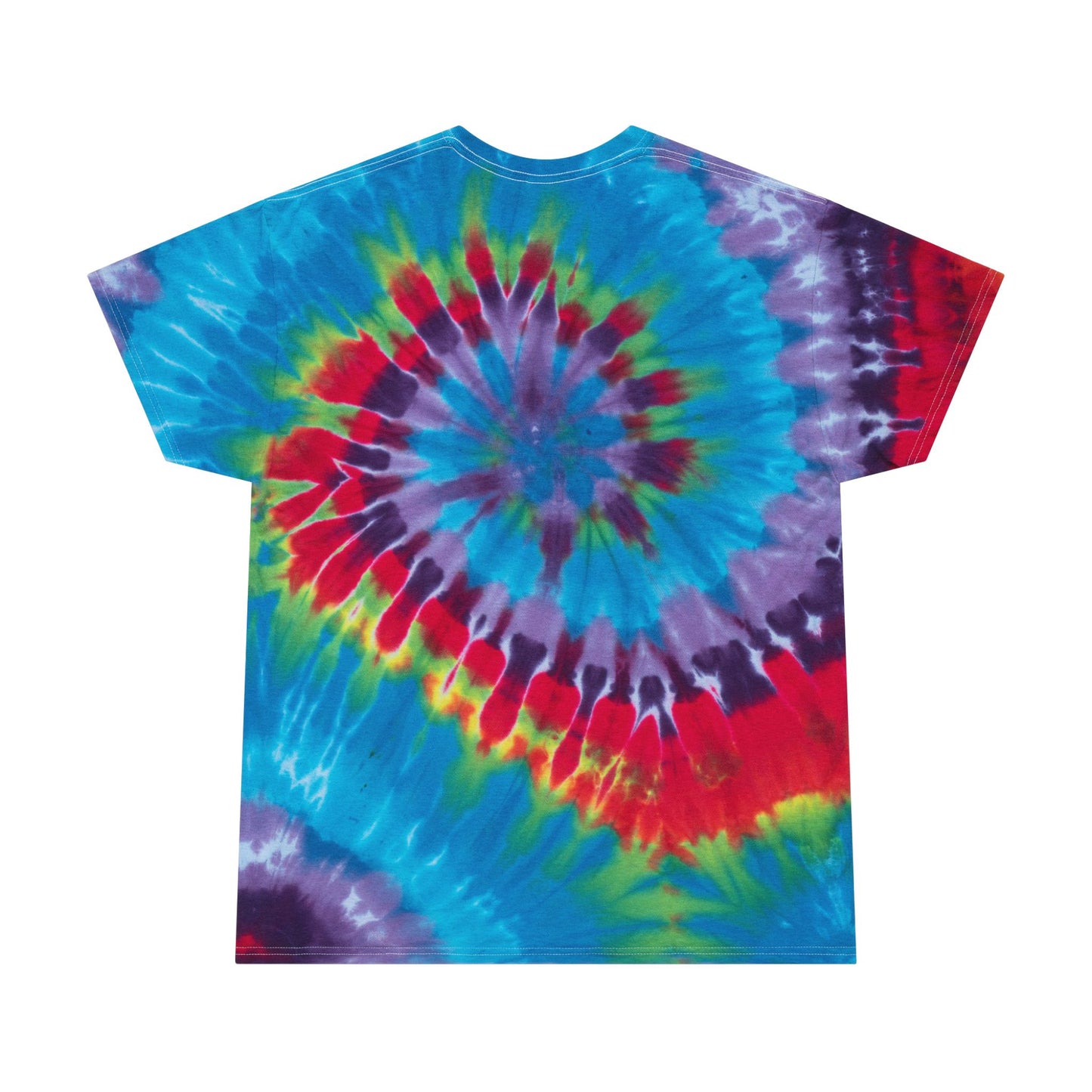 Spiral Tie-Dye Kung Fu Kenny Tee — Bold Hip-Hop Photo Graphic
