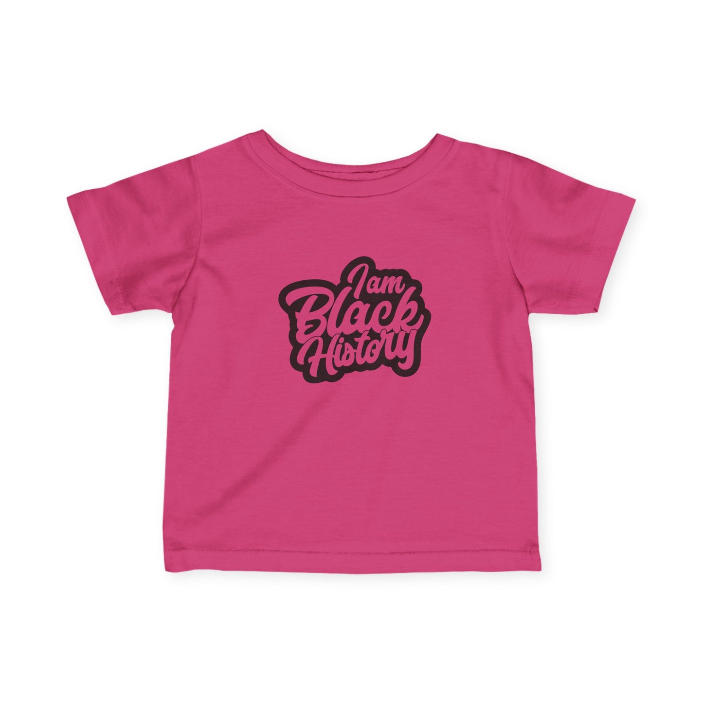 Infant Tee — "I Am Black History" Baby Shirt, Empowering Black Heritage Celebration