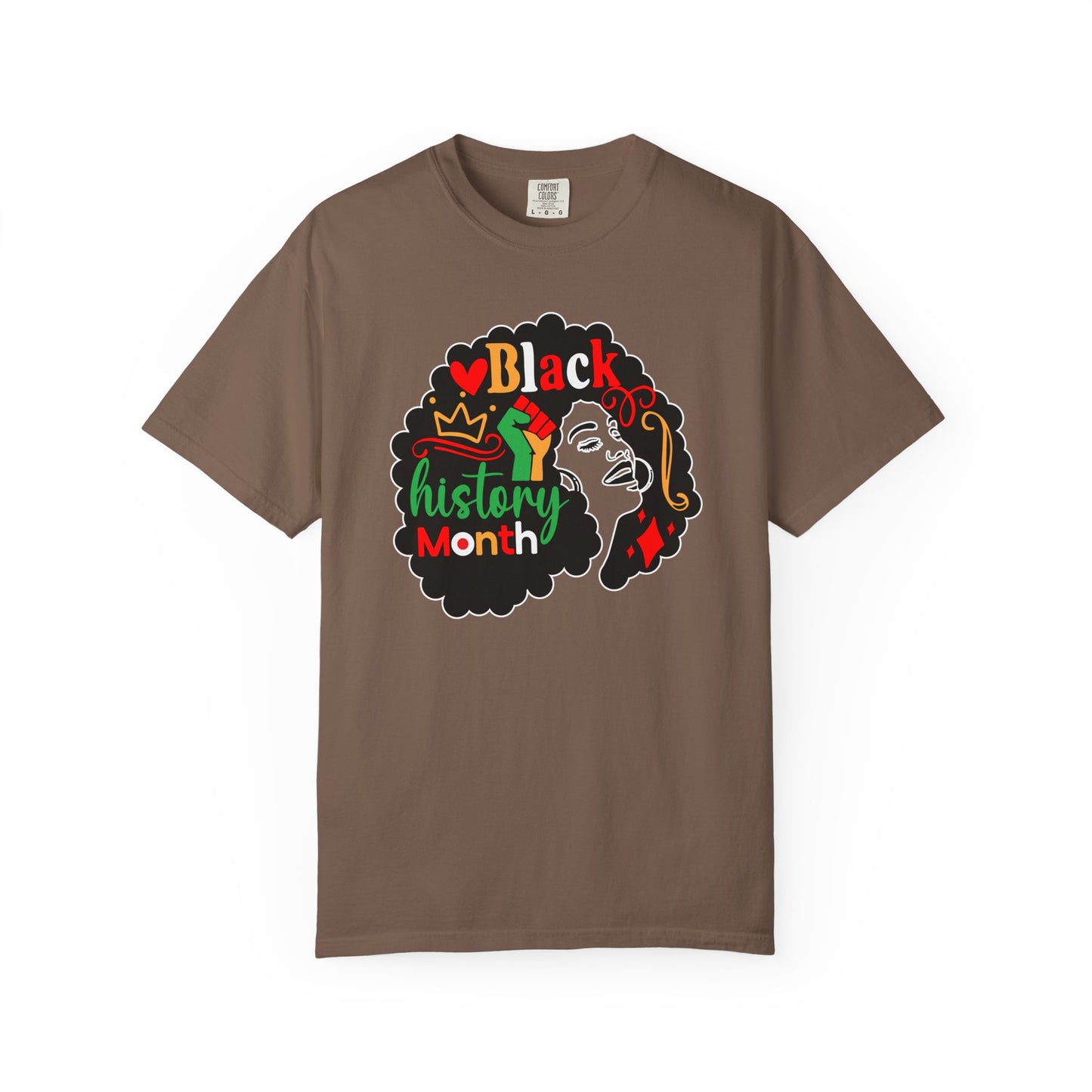 Black History Month Afro Graphic T-Shirt