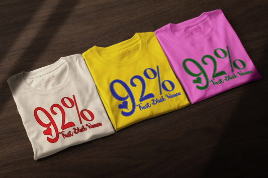 Womens 92% Tee