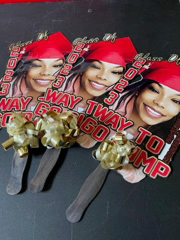 Graduation Big Face Fan